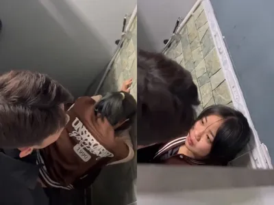 Phát hiện đôi chuối sâu vụng trộm nện nhau trong toilet cf
