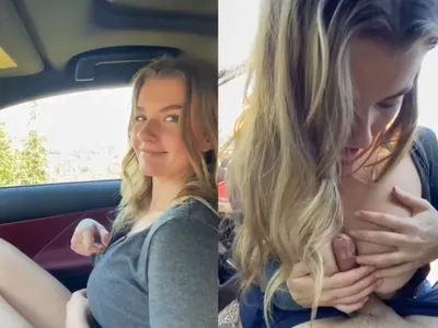 địt trộm với gái xinh ngay trên đường cao tốc